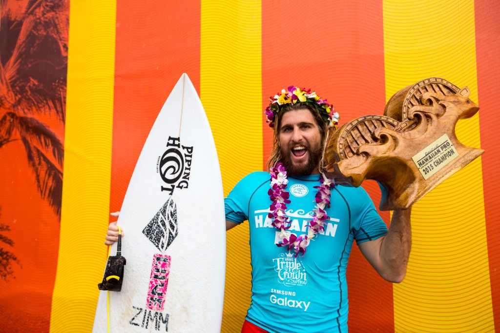 Wade Carmichael of Australia wins the Hawaiian Pro 2015