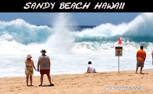 Sandy Beach-bodyboarding Hawaii-Oahu beaches-bodyboard-Makapuu-the Wedge