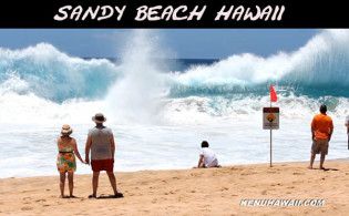 Sandy Beach-bodyboarding Hawaii-Oahu beaches-bodyboard-Makapuu-the Wedge