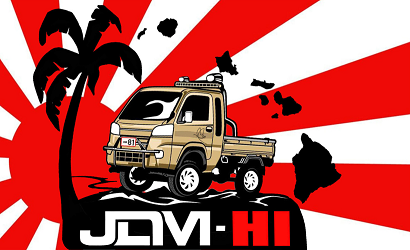 JDM HAWAII 410X250 WHITE & RED TRUCK 7.18-7.25.23 TEMP