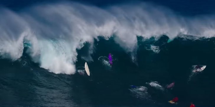 NATHAN FLORENCE JAWS CAUGHT INSIDE AND POUNDED UP THE ROCKS