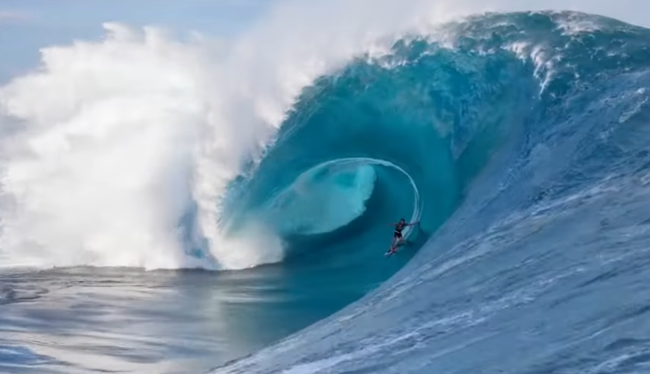 TEAHUPO'O CODE RED 🌊 | Tribal DnB Surf Film | Surf News Network