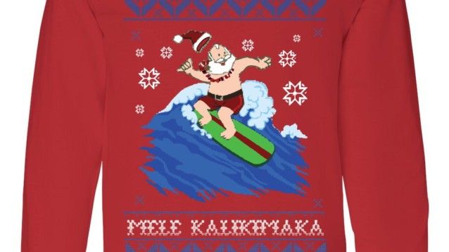 longsleevetee-red-santa-kalikimaka